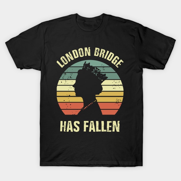 london bridge has fallen - royal T-Shirt by Vortex.Merch